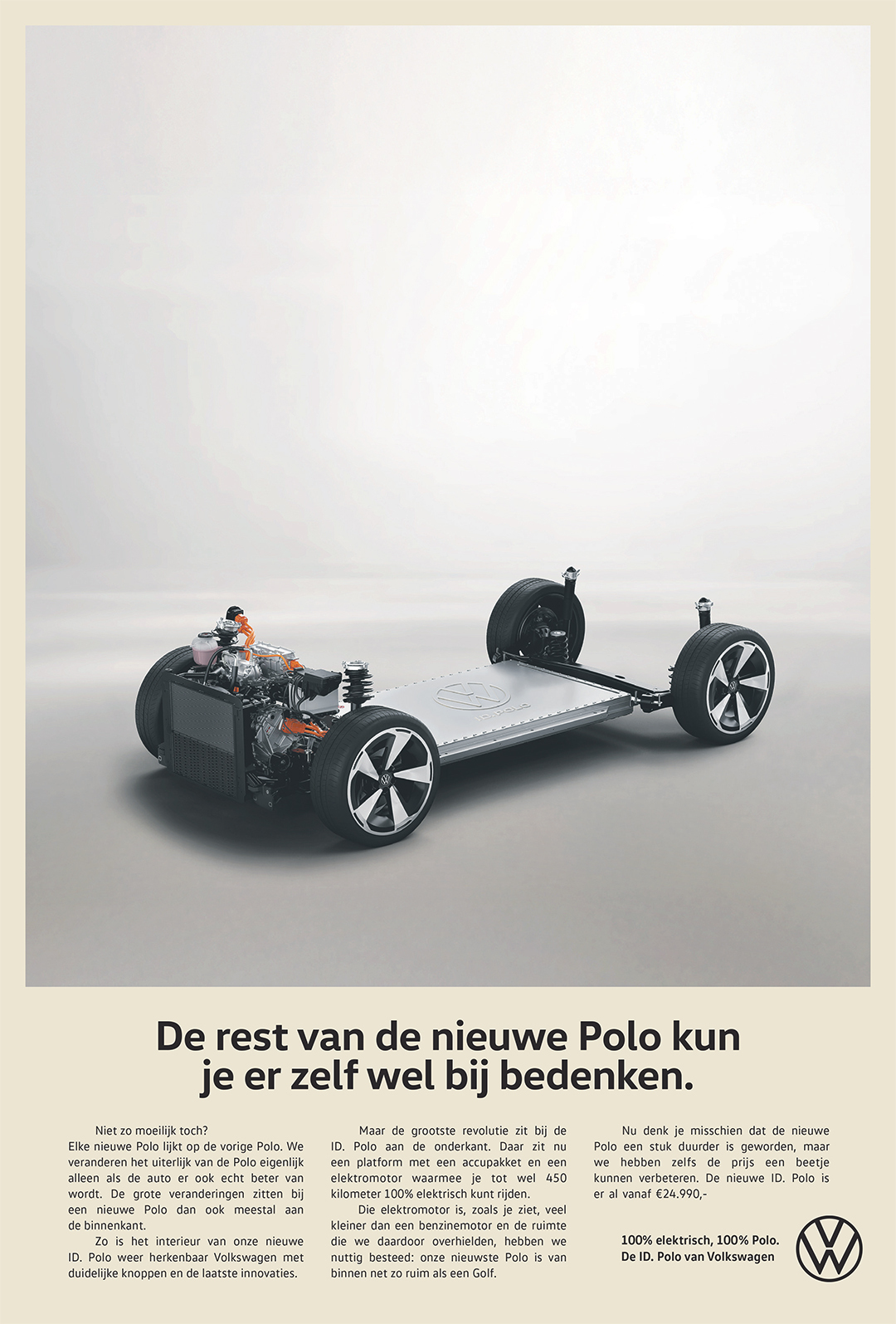 Volkswwagen ID. Polo advertentie Joris Tol and Gijs SLuijters Dentsu Creative Amsterdam